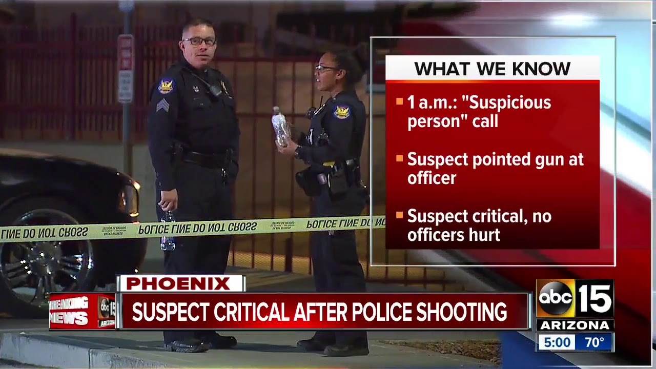 Suspect in critical condition after officer-involved shooting - YouTube