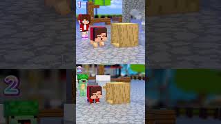 Which One Is Better? 1️⃣ or 2️⃣ - JJ and Mikey Minecraft Animation #shorts
