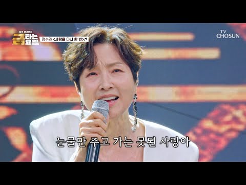 명품 라이브 자랑하는✨ 정수라의 ‘사랑을 다시 한 번’♪❤ TV CHOSUN 260731 방송 | [금타는 금요일] 32회 | TV조선