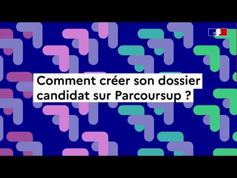 Ref:D8ASp0O_6bc Parcoursup 2026 : comment créer son dossier candidat