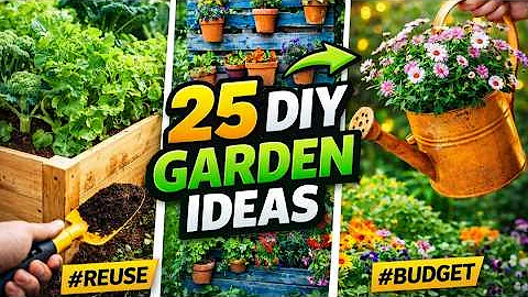 25 Genius DIY Garden Projects You Can Make This Weekend 🌿