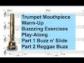 Trumpet mouthpiece warmupbuzzing exercise parts 1 and 2