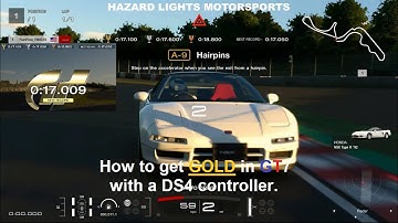 GT7 How to get GOLD in National A-9 License Test in a DS4 controller. #GranTurismo7 #GT7 #PS4 #DS4