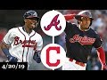 Atlanta Braves vs Cleveland Indians Highlights (Game 2) | April 20, 2019