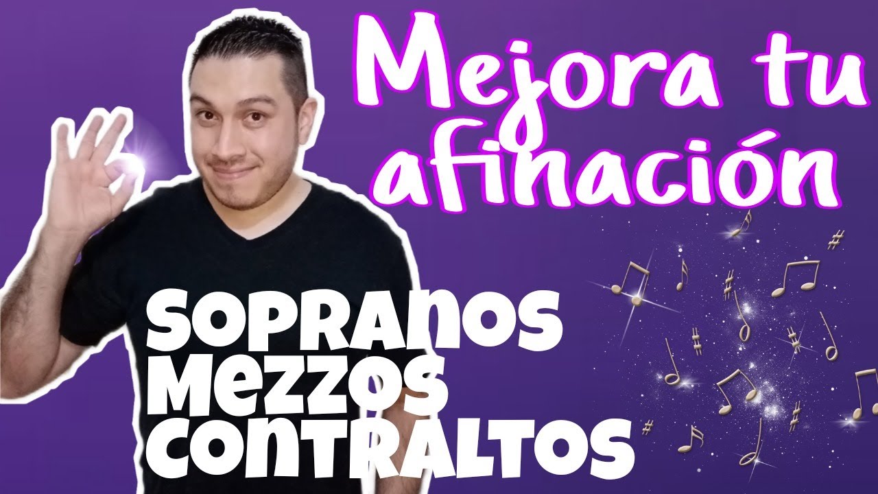 Mejora tu AFINACIÓN | Ejercicio para sopranos, Mezzos y contraltos ...