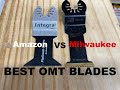 Milwaukee Titanium Enhanced Oscillating blade review vs Amazon | Best OMT blades | ep.1