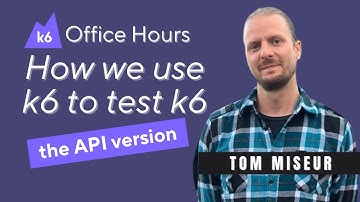 API load testing using k6, with Tom Miseur (k6 Office Hours #52)