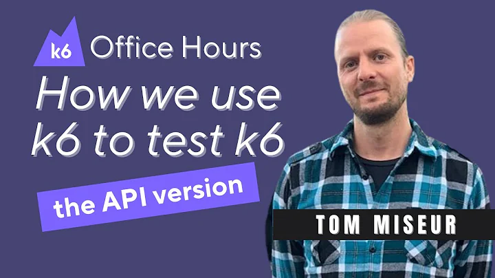 API load testing using k6, with Tom Miseur (k6 Office Hours #52)