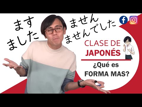 👨‍🎓Como estudiar los verbos en japonés #1 -Forma ます/MAS(ます形)-📋