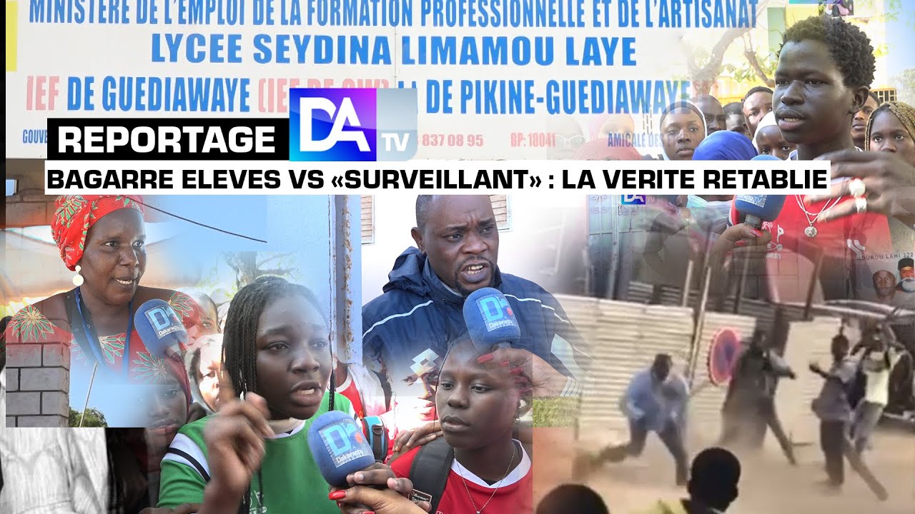 [REPORTAGE] Lycée Limamou Laye : La vérité sur cette bagarre qui oppose des élèves et un gardien…