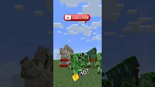 🔥 TNT VS creeper Minecraft 🔥 #minecraft #minecraftpe #shorts #shortsfeed