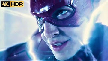 Flash saves Justice league - Flash Saves the Day Scene (4K HDR) | Snyder Cut