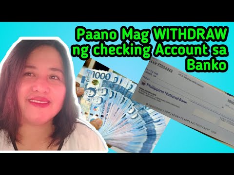 Video: How To Cash Out Money From Checking Accounts