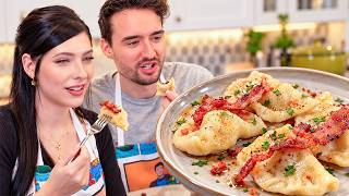 I Tried Teaching My American Girlfriend How to Make Pierogi...