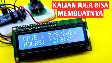 JAM DIGITAL INI BISA KALIAN BUAT DIRUMAH, RTC DS1302 ARDUINO NANO