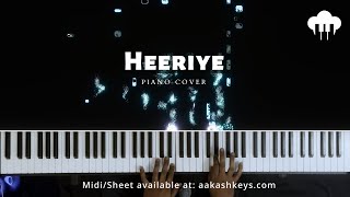 Heeriye Piano Cover Jasleen Royal Aakash Desai
