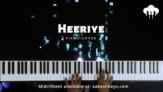 Video thumbnail of "Heeriye | Piano Cover | Jasleen Royal | Aakash Desai"