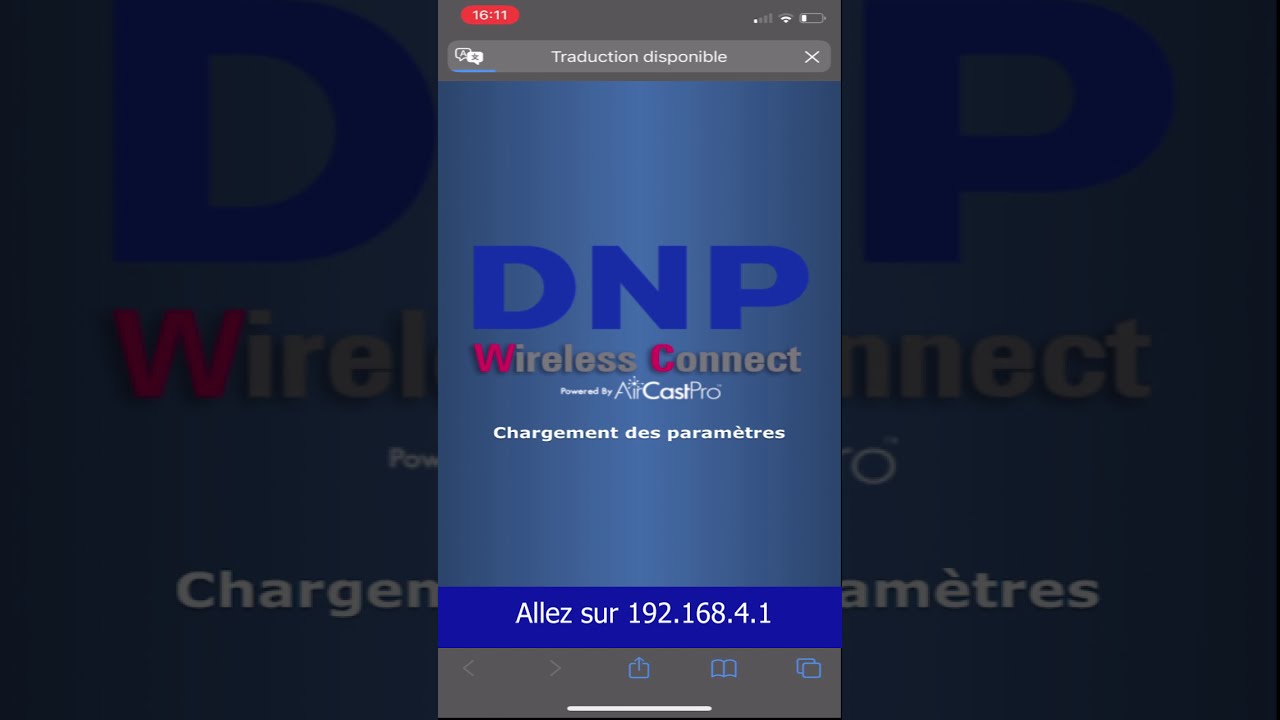 DNP Wireless Connect Module (Smartphone : Android et iOS)