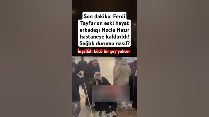 Son dakika: Ferdi Tayfur'un eski hayat arkadaşı Necla Nazır hastaneye kaldırıldı Sağlık durumu nasıl