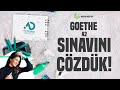 GOETHE A2 SINAVINI ÇÖZDÜK !