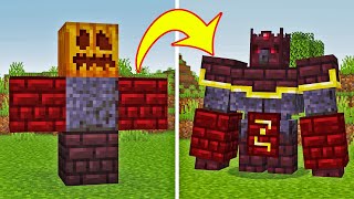 Aku Membuat Minecraft Golem Dari SEMUA BLOCK