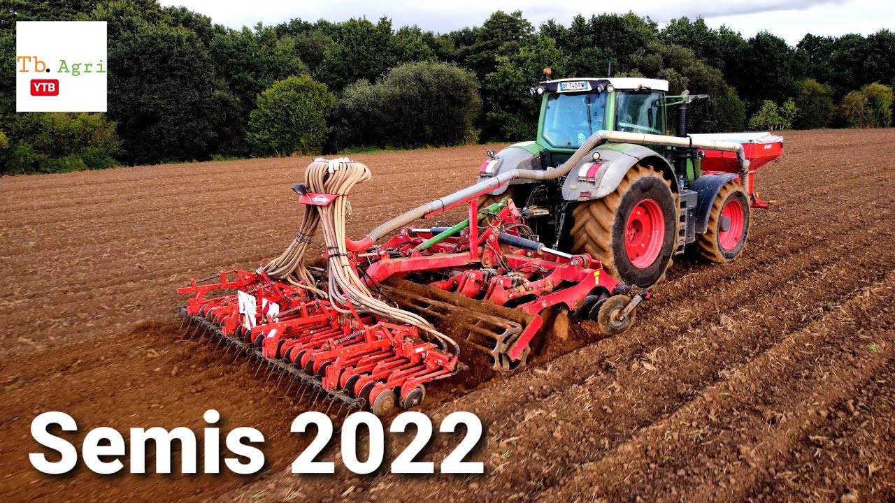 🇨🇵Semis de couverts 2022 / FENDT 824 / ETA de la Pâquerenais [Dji, Gopro]