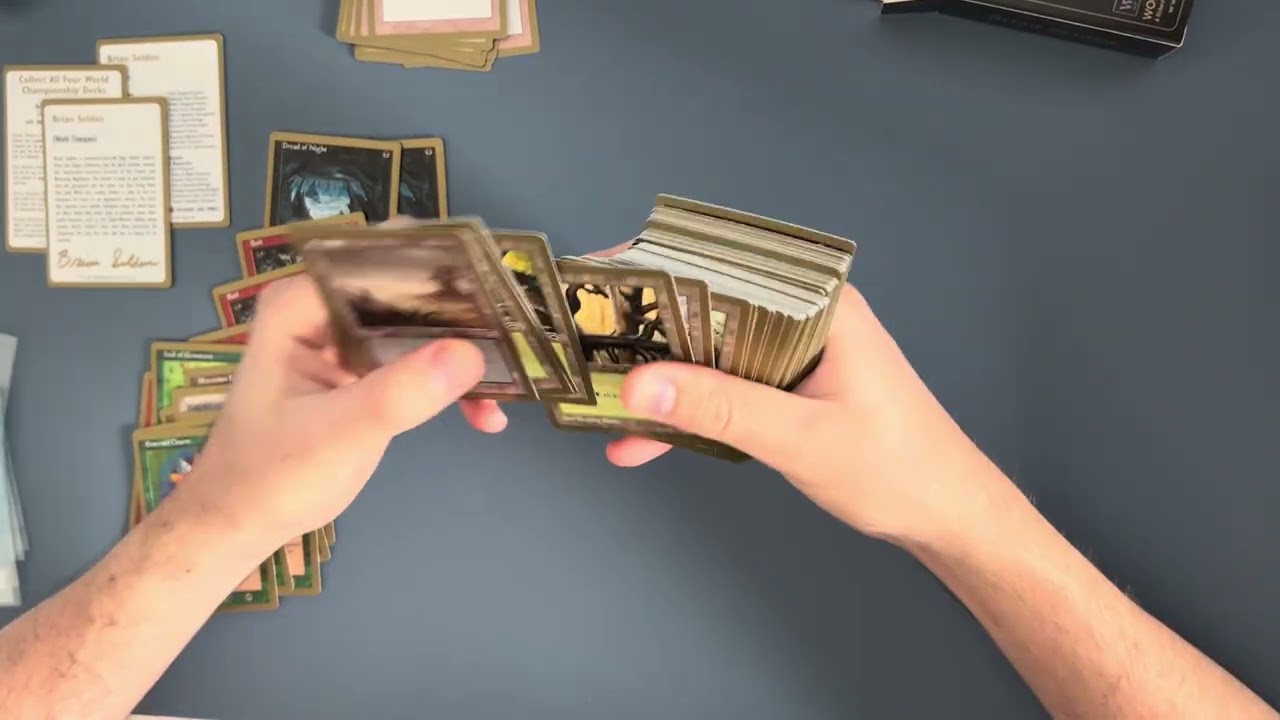 Unboxing: World Champion Brian Selden's deck - Seattle 1998