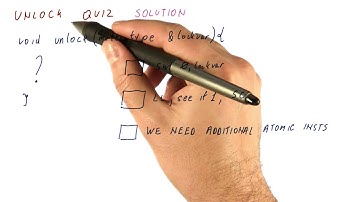 Unlock Quiz Solution - Georgia Tech - HPCA: Part 5