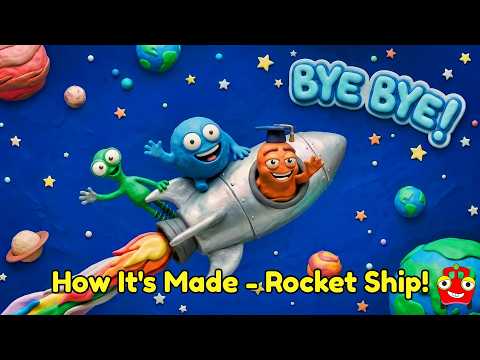 How It's Made: The Incredible Clay Rocket Ship! 🚀 Claymation for Kids | Didadu TV