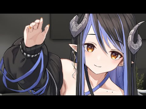 【ASMR / KU100】一緒に安眠しよ💙Deep sleep with me【蛇宵ティア / ななしいんく】