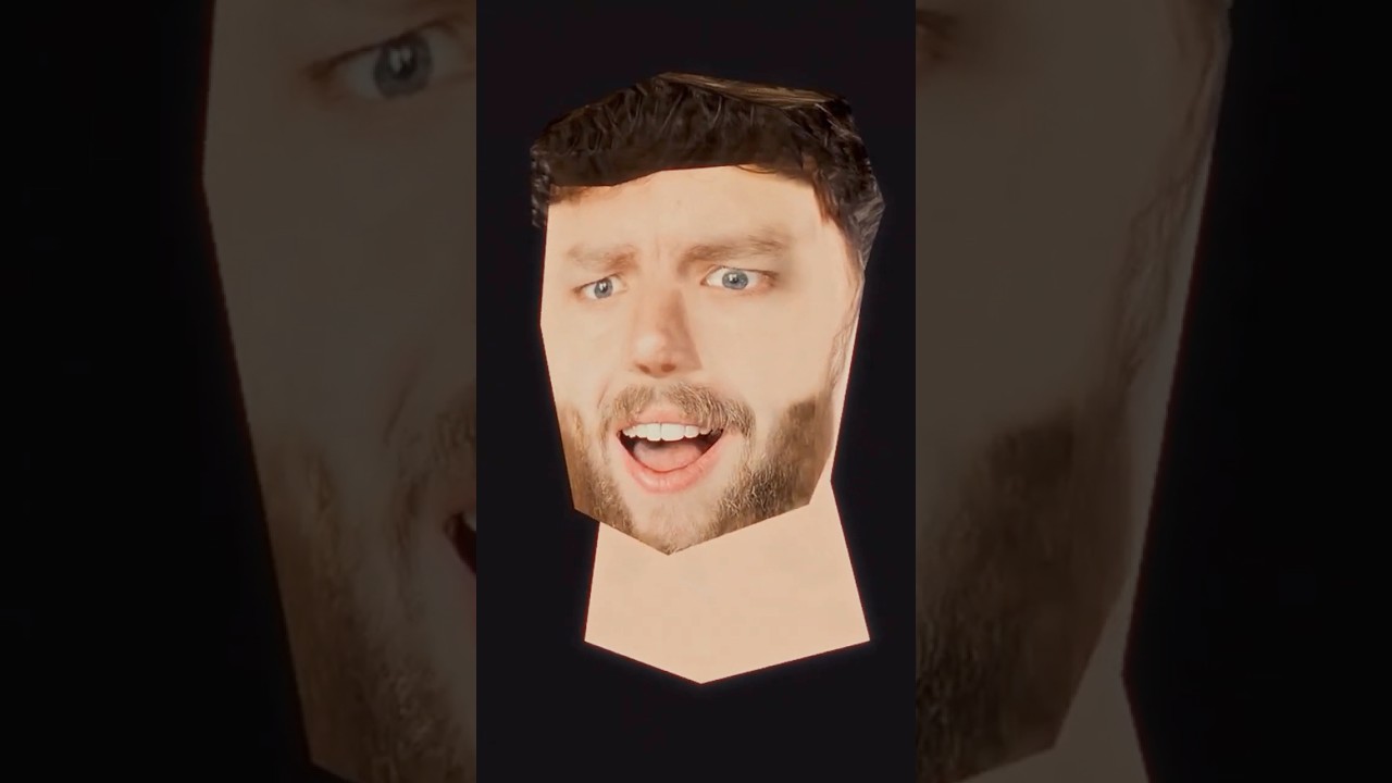 Making a PS1 animated face of myself in Blender 