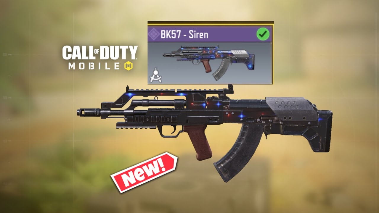 New BK57- Siren in Call of Duty Mobile S8 2024 | Showcase - YouTube