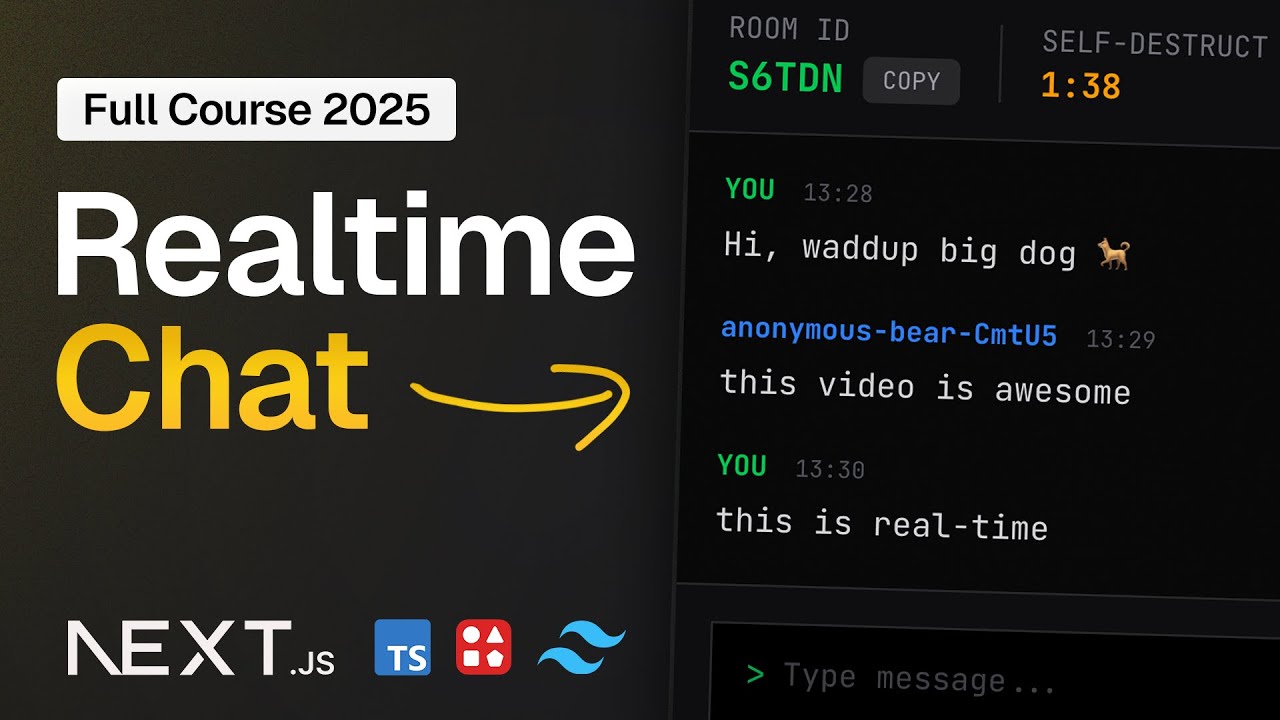 Build a Complete Real-Time Chat with Next.js 16, Redis, Tailwind (2025)