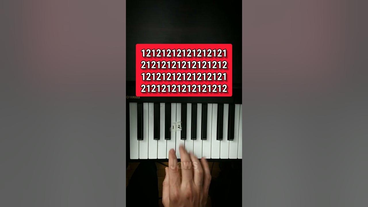 Theme from Jaws piano tutorial