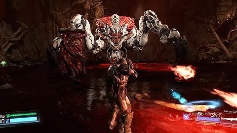 Doom - Epic Spider Mastermind boss fight in third person