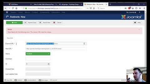 How To 301 Redirect To Another Page in Joomla [2019]