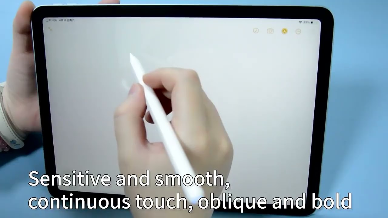 Stylus Pen for iPad Pencil 2nd Gen, Dual Mode Charging, with Palm Rejection and Shortcut Functions