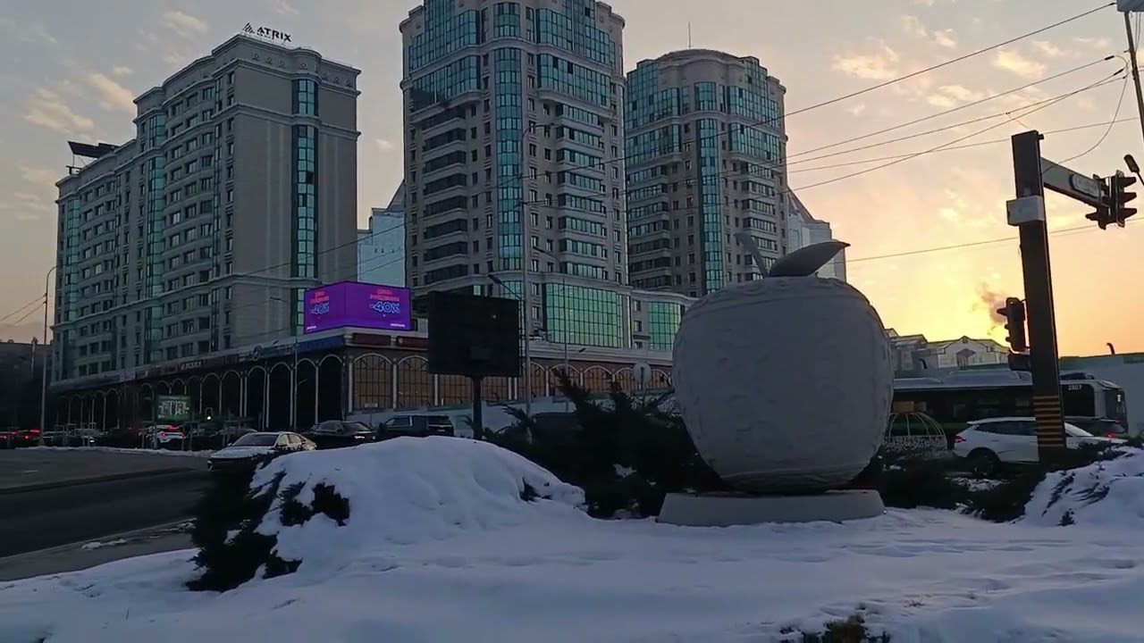 Алматы  январь , зима,  2026 