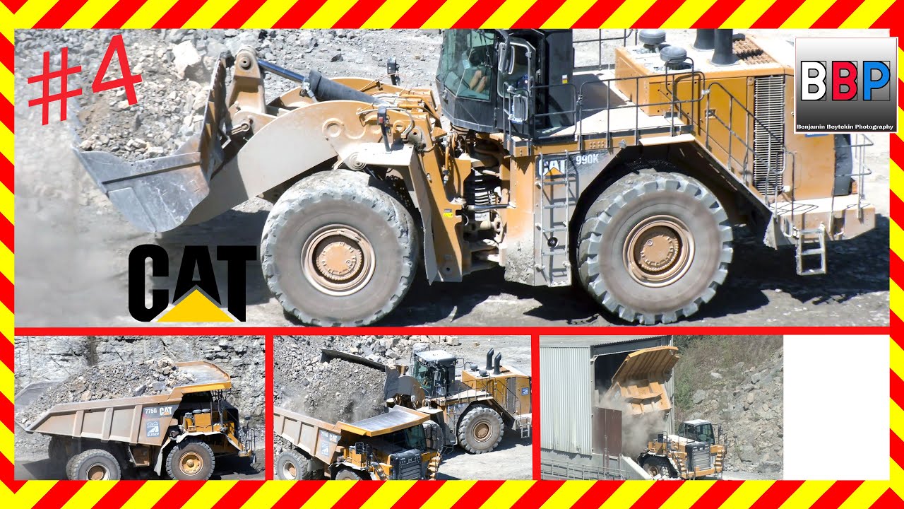 🤓 Caterpillar 990K, 775G, Limestone Quarry, Germany, August 2022. #4 ...
