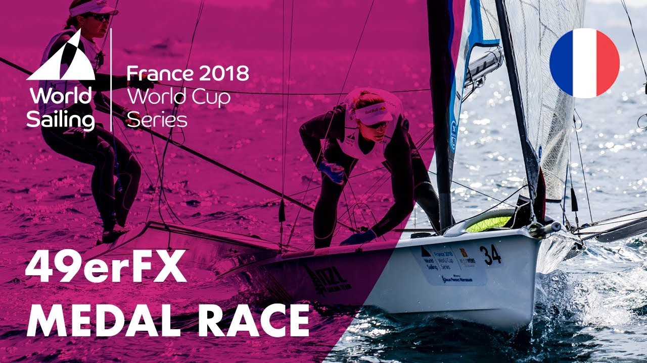 Full 49erFX Medal Race - Sailing's World Cup Series | Hyères, France 2018