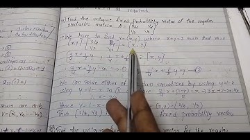 Regular stochastic matrix