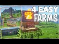 4 EASY Minecraft 1.18 Farms you need! Iron farm Minecraft 1.18 + Easy Pumpkin Farm & More!