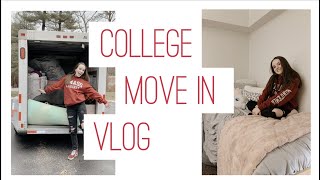 COLLEGE MOVE IN VLOG! *FRESHMAN YEAR AT UMASS AMHERST*