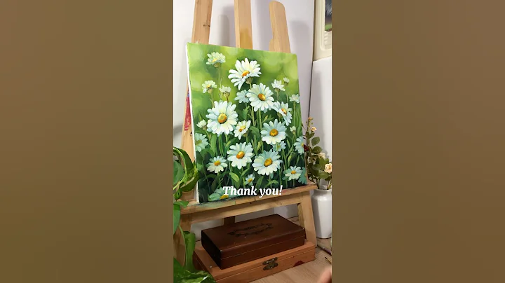 Painting Daisies #painting #art #daisy #acrylicpainting #flowers