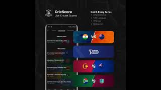 CricScore -Live Cricket Scores App. Link in Description  #ipl #cricket #viral #viratkohli #ipl2023 screenshot 2