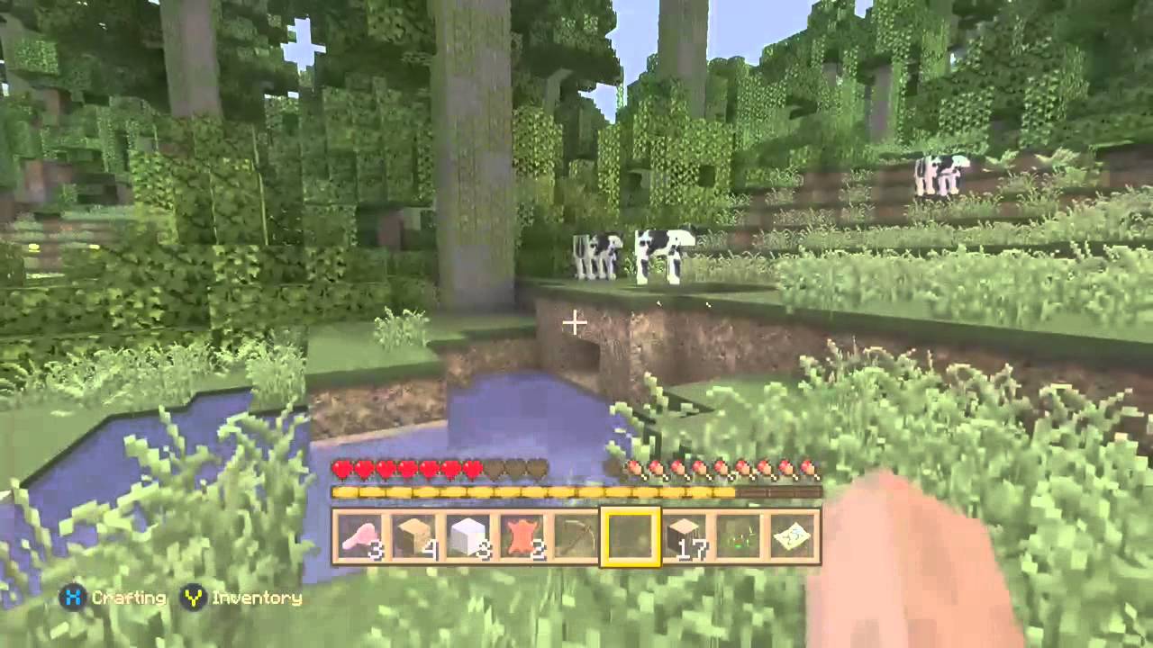 Minecraft xbox one TU23 letsplay 1 time to build a house