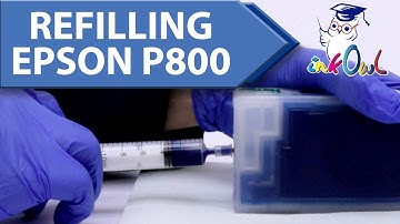 How to Install Refillable Cartridges (Refill) on Epson SureColor P800