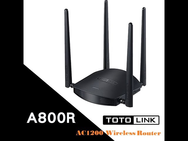 Review or Setup TOTOLINK A800R-AC1200 Wireless Dual Band Router
