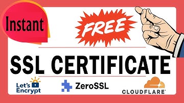 How to Get and Install FREE SSL Certificate - SSL For FREE - Zero SSL- Cloudflare Free SSL Wordpress