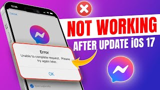 Facebook Messenger not Working on iPhone After the iOS 17 Update | Facebook Messenger Issue